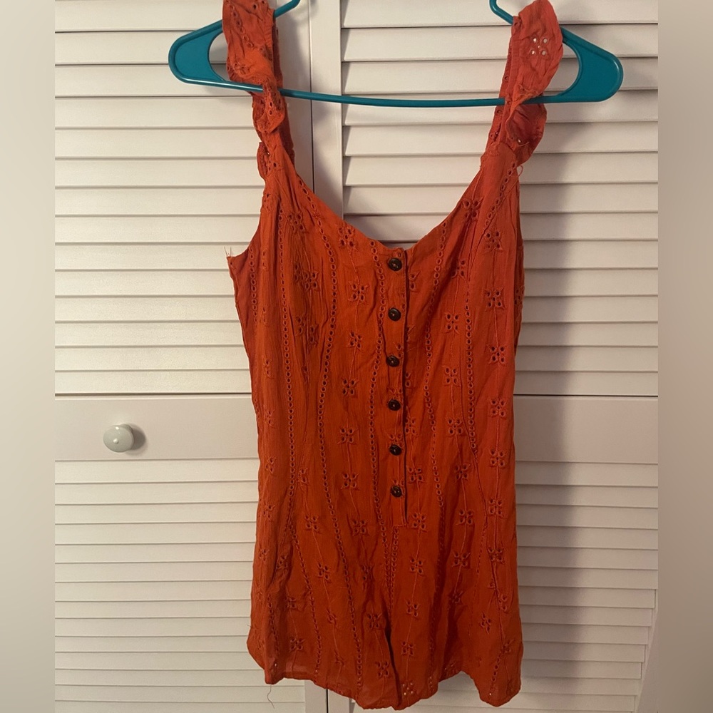 Orange romper